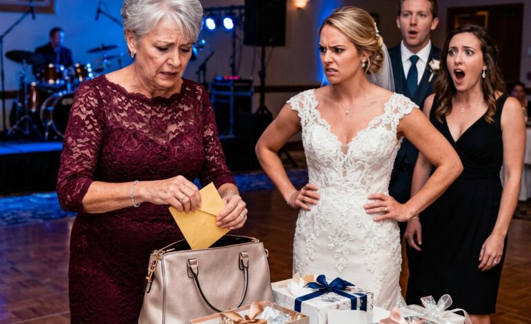 SHE TOLD YOU TO SIT BY THE KITCHEN DOORS SO YOUR FACE WOULDN’T “RUIN” THE WEDDING PHOTOS… SO YOU SMILED AND TOOK BACK EVERYTHING