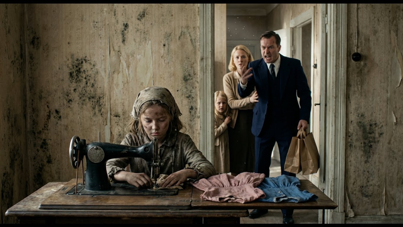 A MILLIONAIRE PICKS UP HIS DAUGHTER’S DRESS AND FINDS A LITTLE GIRL…WHAT SHE TELLS HIM FILLS HIM WITH RAGE