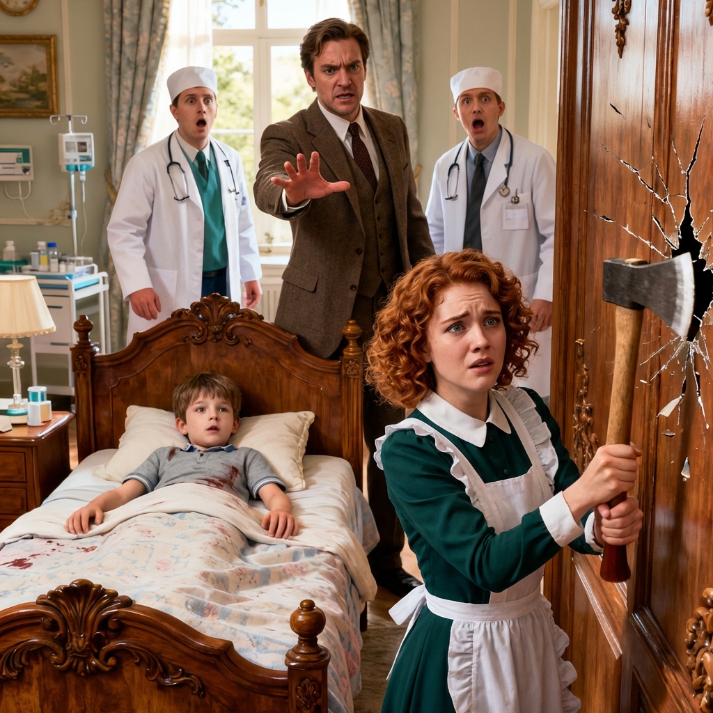 The Billionaire’s Son Was D.y.i.n.g In His Own Mansion While Doctors Stood By Helplessly—I Was Just The Maid, But I Found The Toxic Secret Hidden Behind His Bedroom Walls