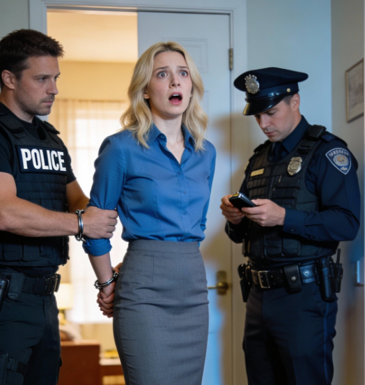 When I came home from a business trip, police officers were already waiting for me.