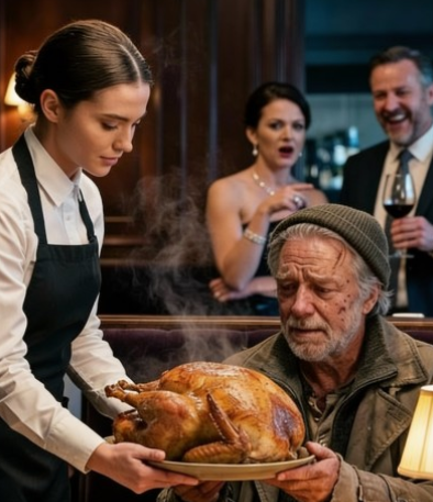 My coworkers mocked me for using my last $10 to help a homeless man. “Why throw money away on him?” they sneered. I paid them no attention, but then the restaurant owner suddenly came out. He froze, staring at the filthy stranger. “Dad?” he whispered, his voice breaking as tears fell. The whole place went silent. He handed me a sealed box. “Open it,” he urged. I looked inside and couldn’t believe what I saw…