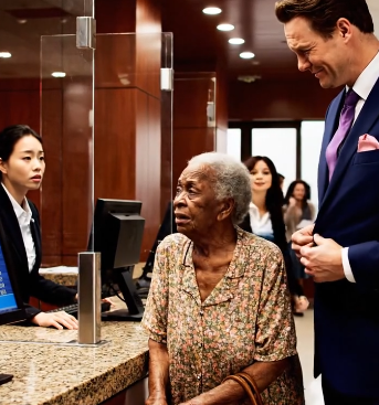 I JUST WANNA CHECK MY BALANCE”—SAID THE 90-year-old BLACK WOMAN. Millionaire Laughed… UNTIL HE SAW THE SCREEN