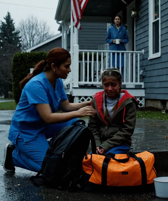 An 11-year-old shouldn’t learn what rejection feels like on a dark porch in the rain—but my daughter did, for five long hours, because her key suddenly wouldn’t work and no one answered. I left a crushing hospital shift and raced home, only to see my mother glance past my child and say, “We’ve decided you don’t live here anymore.” I stayed calm and replied, “Understood.” What she didn’t realize was this: I’d stopped begging for respect—and started protecting my daughter.