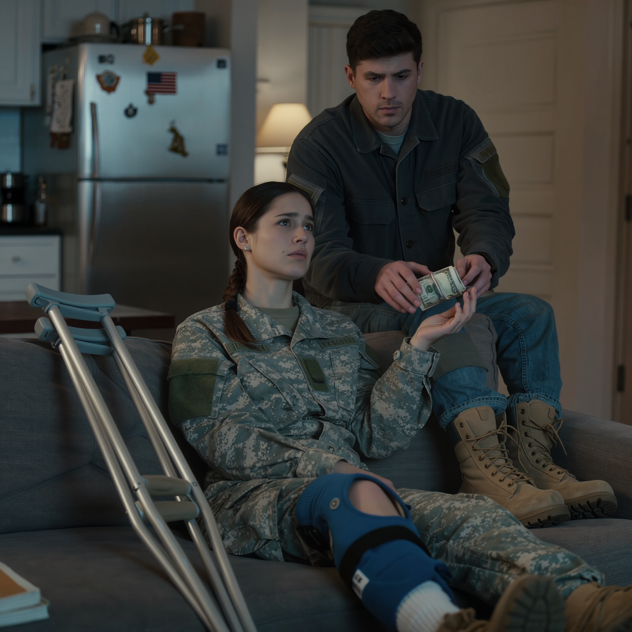 My parents refused when I asked for $5,000 to save my leg. Dad said, ‘We just bought a boat.’ Mom said, ‘A limp will teach you responsibility.’ My sister laughed, “You’ll figure it out.” Then my brother showed up and said, “I sold all my tools. Here’s $800.” He had no idea what was about to happen.