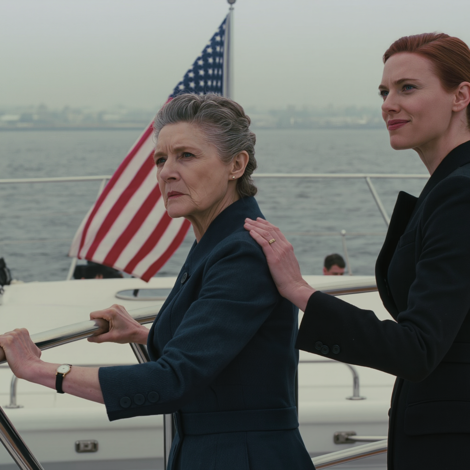 “Say hello to the river, Helen,” my daughter-in-law whispered as she shoved me overboard. My son just watched and smiled.