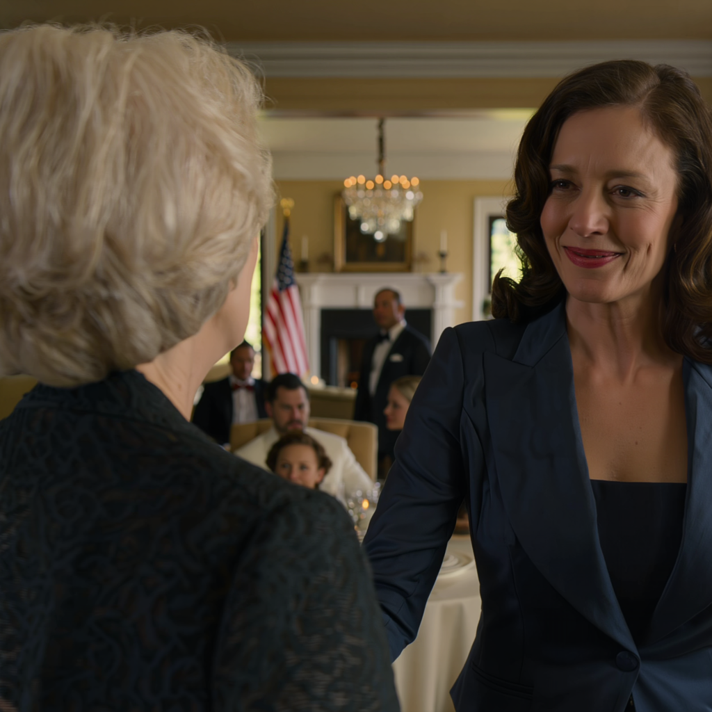 “Margaret, why don’t you help in the kitchen? you’d be more comfortable with the catering staff!” my daughter’s fiance’s mother said this at their engagement party. in front of forty guests. what i revealed next shocked everyone in that room.