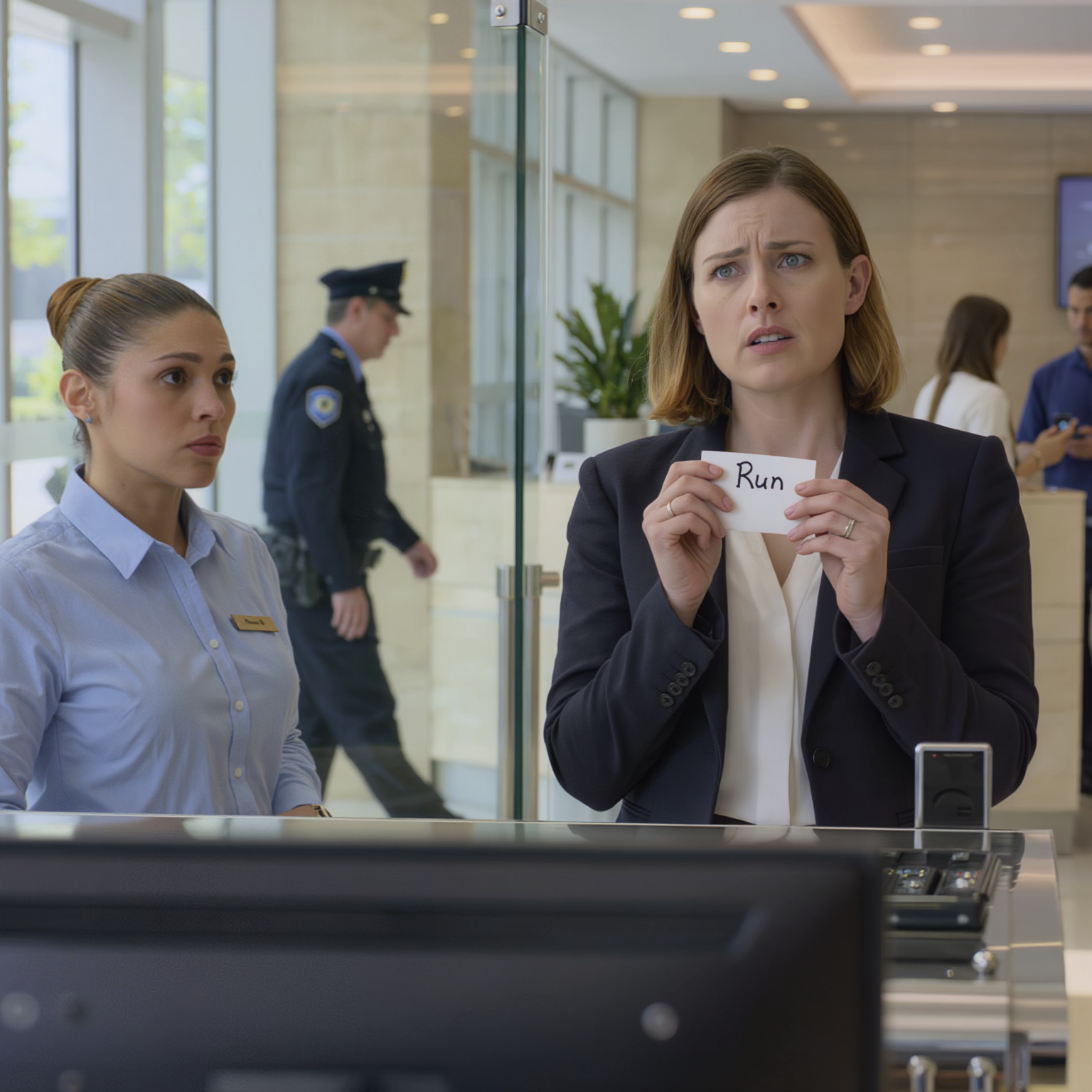 The day a stranger at a U.S. bank slipped me a note that said “Run” and I realized my husband and his mother weren’t taking me to make a deposit, they were walking me into a trap