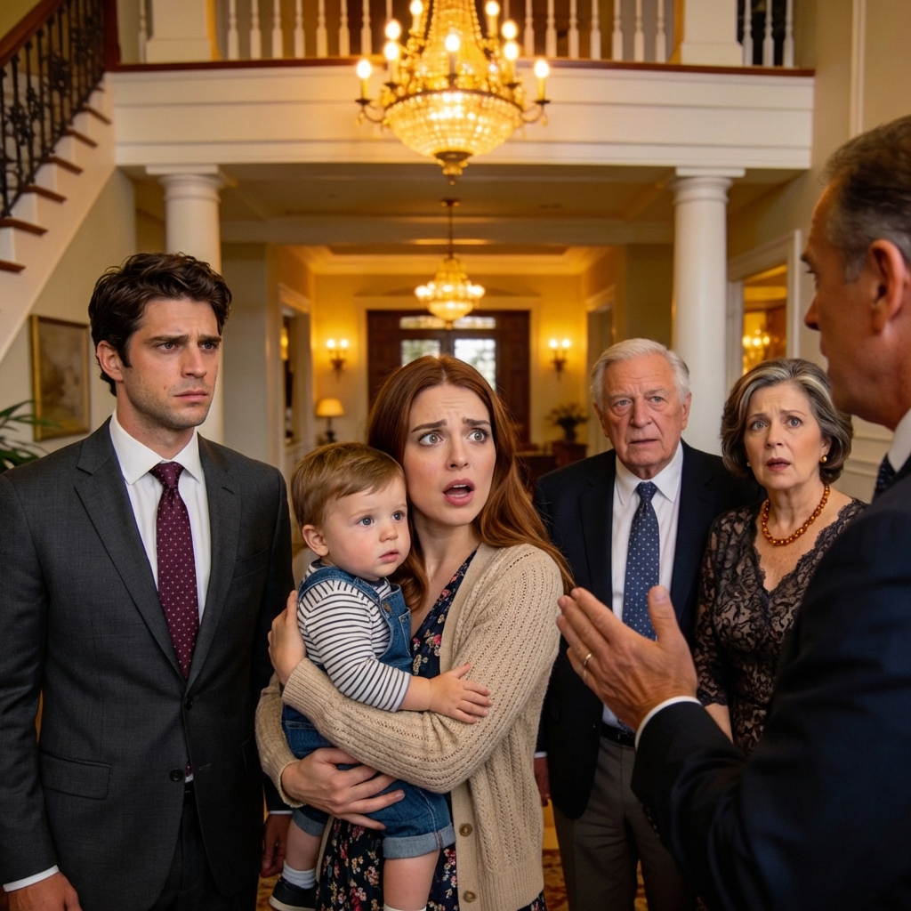 A stranded mother and her freezing baby were rescued by a stranger on a snowy highway—only for him to demand one impossible favor: