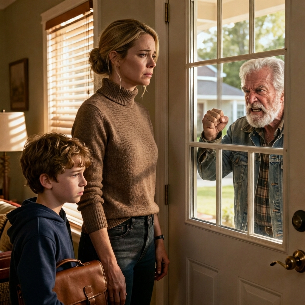 Mom texted, “We can’t make your son’s birthday. Tight month.” I replied, “No worries.” The next evening, I saw photos. Bounce house catering mountains of gifts for my sister’s kids. My son whispered, “They always have money for them.” I didn’t say a word. I just canled this. At 8:47 a.m., my dad was knocking so hard the windows shook.