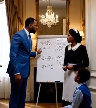 He returned home unannounced to catch the maid, but what he saw when he opened the door made him fall to his knees and beg for forgiveness through tears.