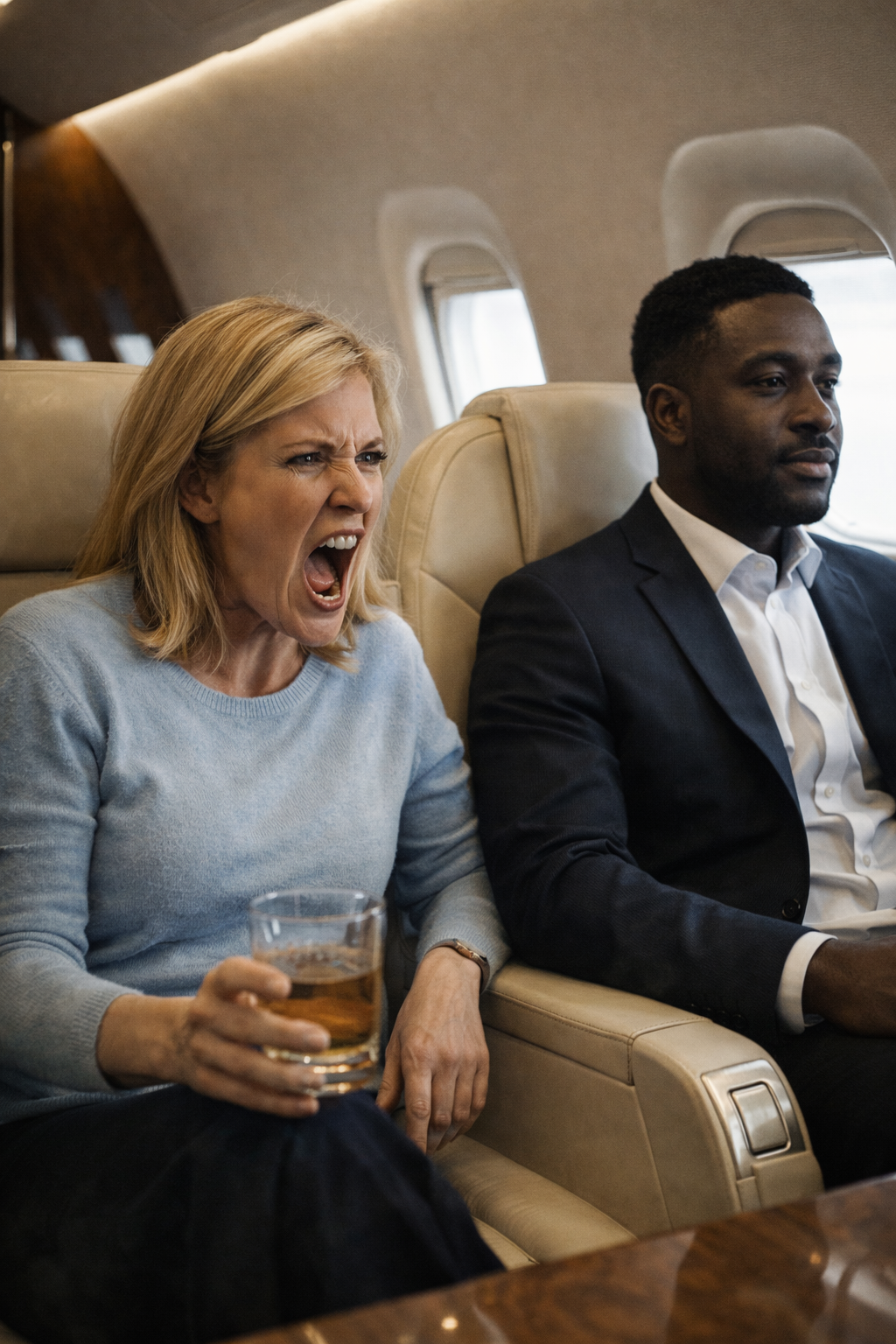 She Threw a Drink at a Black Man in First Class Mid-Air — He Was a 20-Year U.S. Air Force Colonel. The Airline Issued a $73,000 Fine and Lifetime Ban.