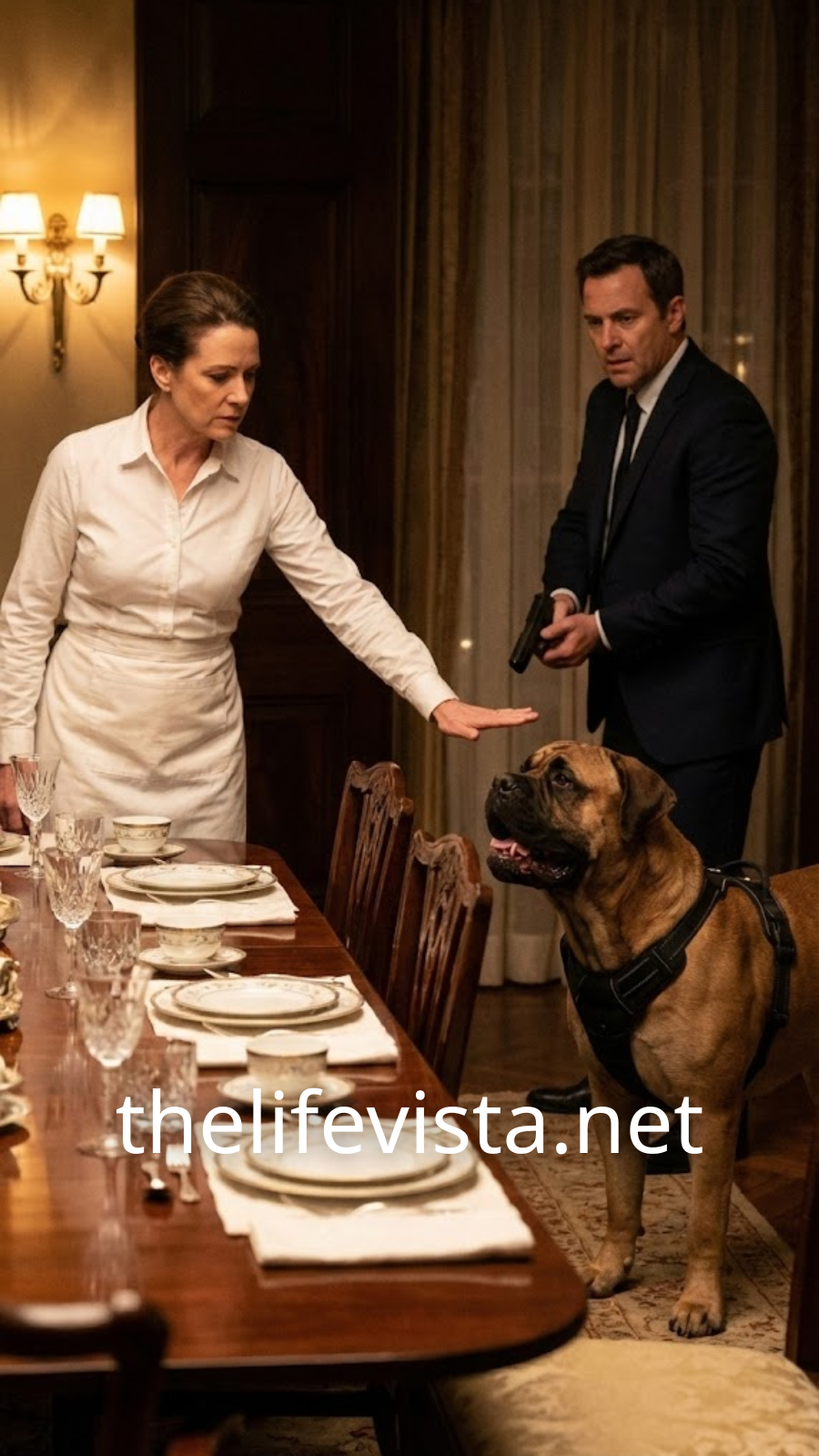 The Mafia Boss’s Pitbull Went Berserk — What the Waitress Did Next Stunned Everyone