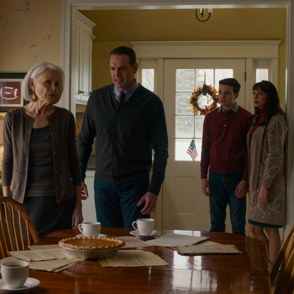My son looked at me and said, “I don’t think you should come for Thanksgiving this year.” I said nothing. The next morning, when my brother-in-law saw the documents on the table, he froze. The whole room fell silent as everyone began to realize they had pushed aside the wrong person.
